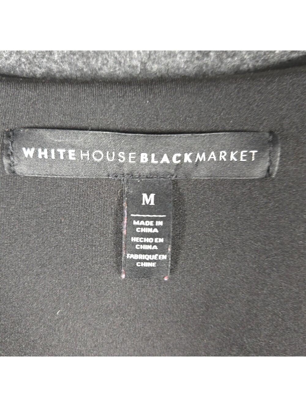 WHBM White House Black Market Dress NWOT Femme Size M Old Money Lagenlook Artsy - Picture 2 of 8